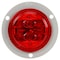 Truck-Lite 30 Series, Low Profile, Led, Red Round, 6 Diode, Marker Clearance Light, Pc, Gray Polycarbonate 30386R - alternate 1